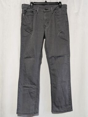 ☘️Levi's Men's 511 Gray Slim Fit Straight-Leg Jeans 34x30 Good Condition